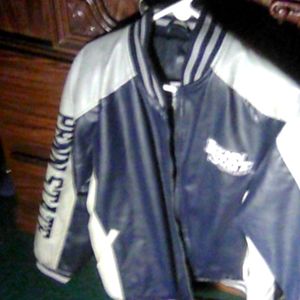 Leather Penn State jacket